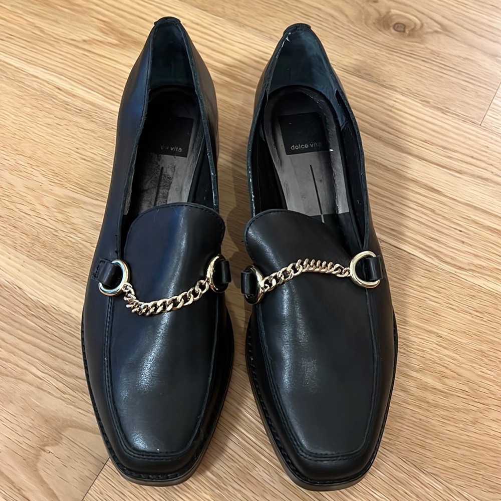 Dolce vita black loafers